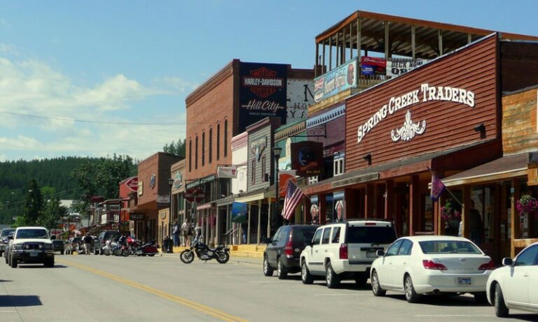 Hill City: Each of the seasonal based towns in the Black Hills have their own spirit to them. Hill City, not unlike Keystone, has a fun and prospering board walk, great food and restaurants, and entertaining shows.