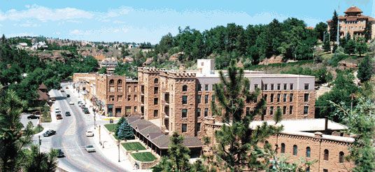 Hot Springs: On the southern end of the Black Hills is a town with great old western charm. Waterfalls, swimming holes fed with warm mineral healing waters from the many hot springs in the area. An indoor mammoth dig and a national treasure. One of our favorite attractions is the Black Hills Wild Horse Sanctuary.