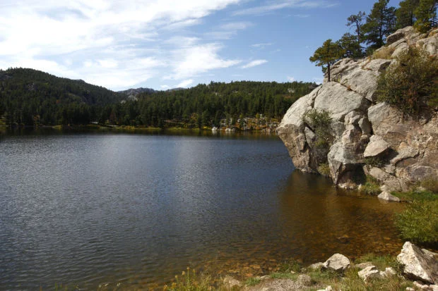 Lakota Lake: We call Lakota Lake “our” lake as it is one of those hidden gems of a place that few individuals seem to visit each year.  Off the back end of the property we have access to endless acres of pristine forest service property.  With a pleasant hike you can find yourself on the “private”, or inaccessible, side of Lakota Lake.